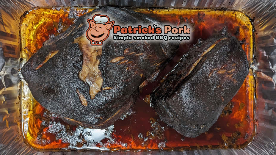 Apple smoked pork butts