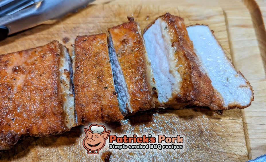 Deep Fried Pork on Cutting Board