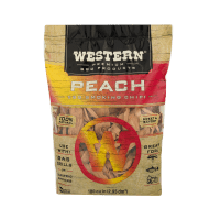 Peach wood chips